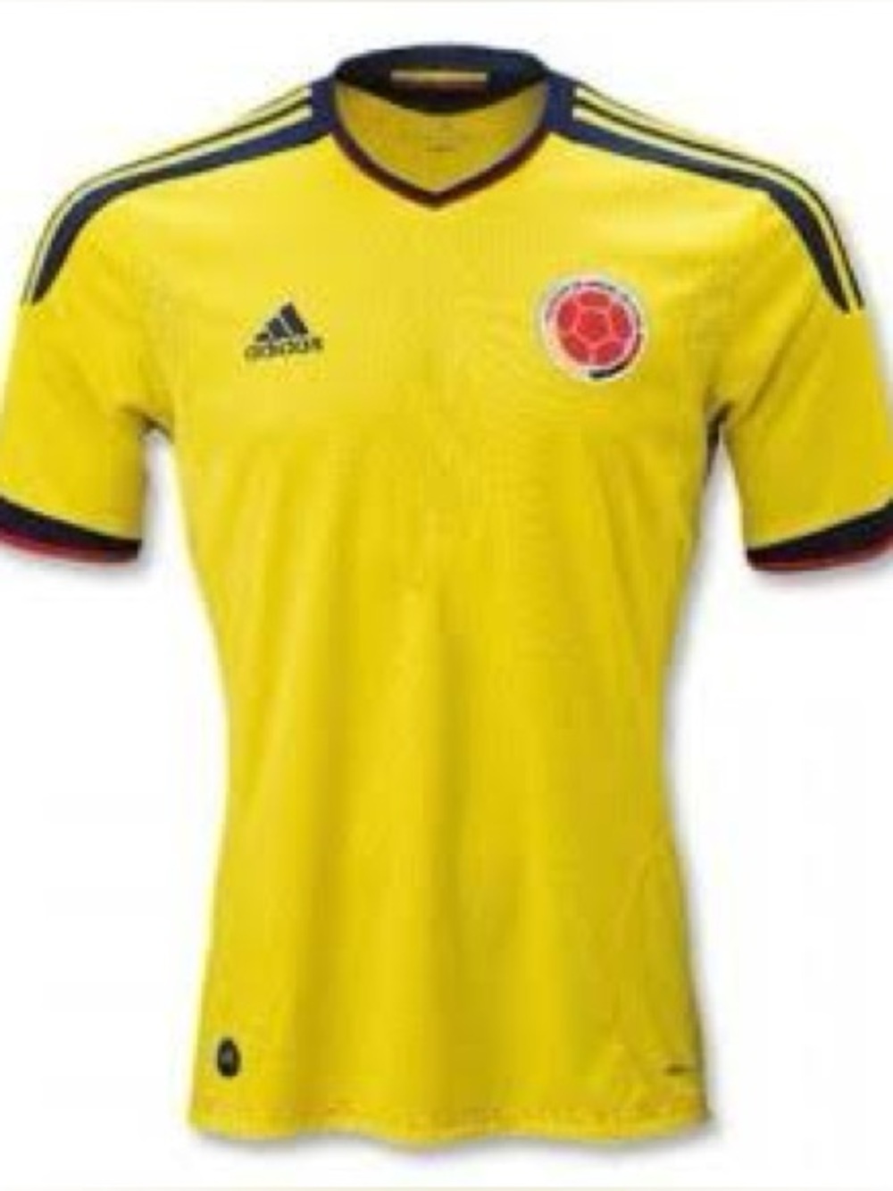 Adidas Authentic Yellow Colombia Football Jersey Kids